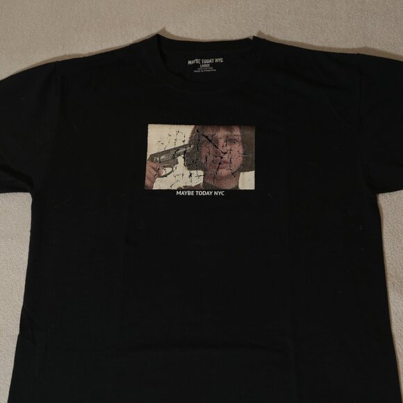 Maybe Today Matilda Oversized Raw Hem Tee (L) - Picture 6 of 7